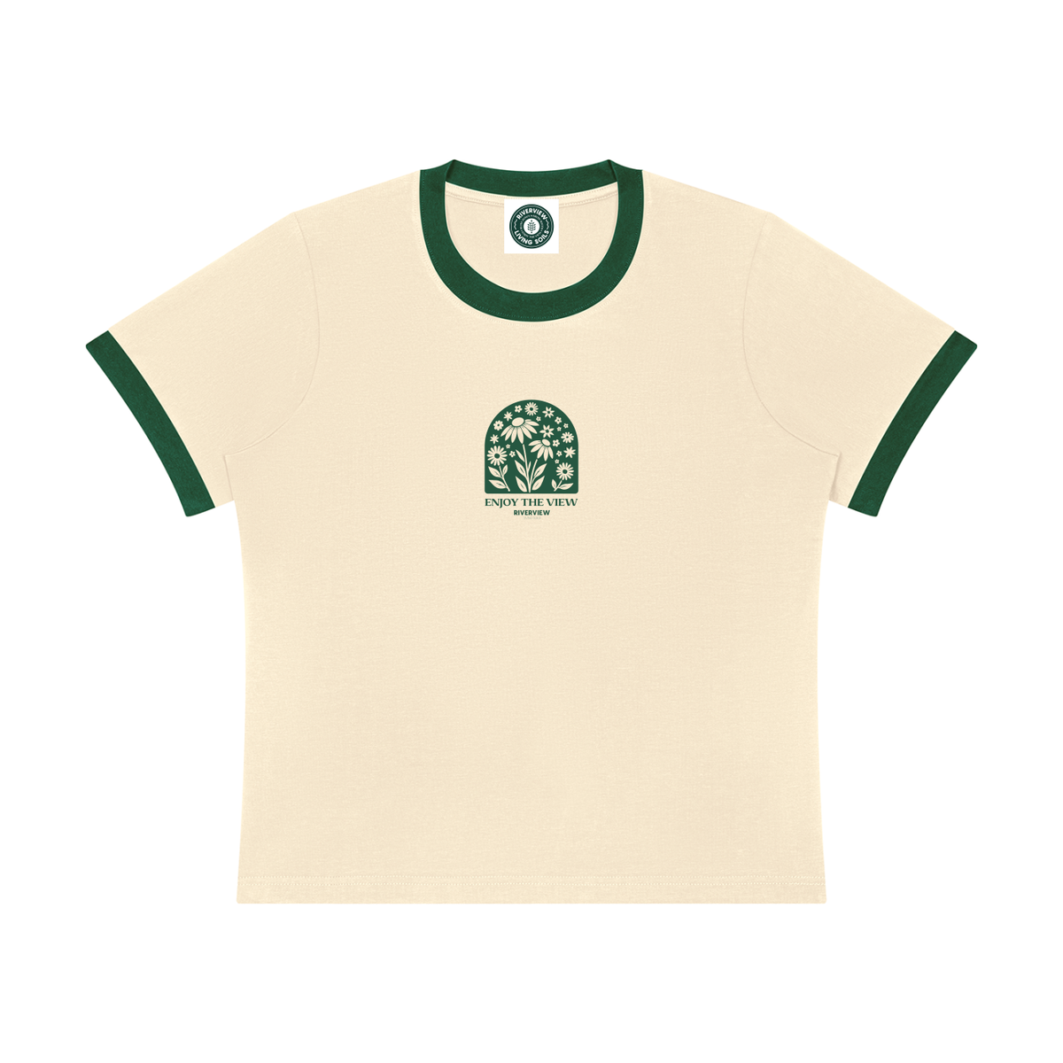 Flower Women's Ringer T-Shirt
