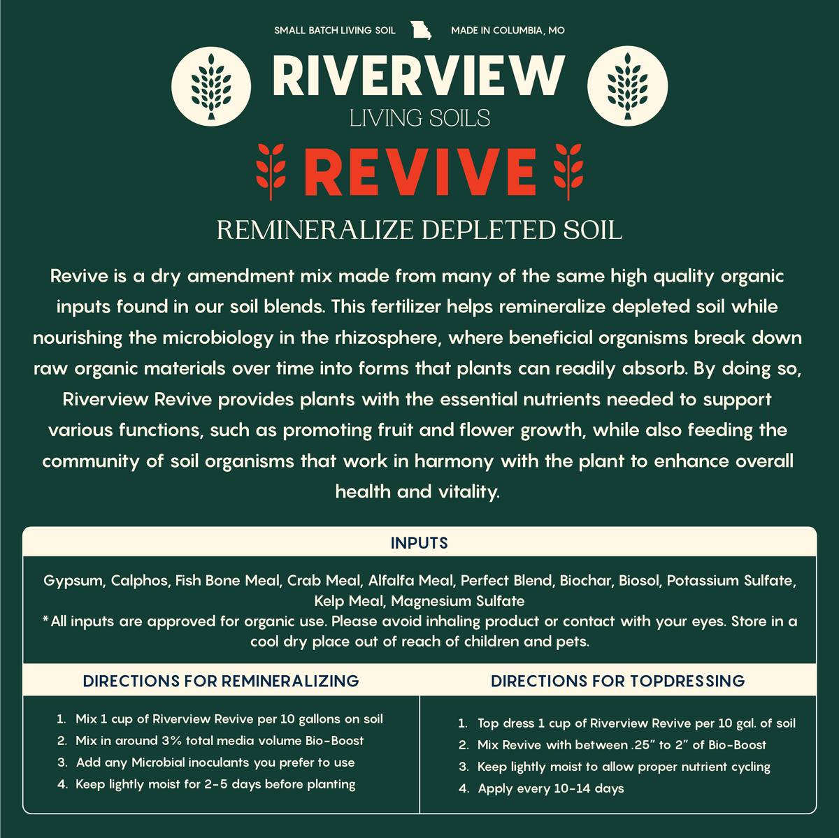 Revive Regular Revive – Riverview Living Soils