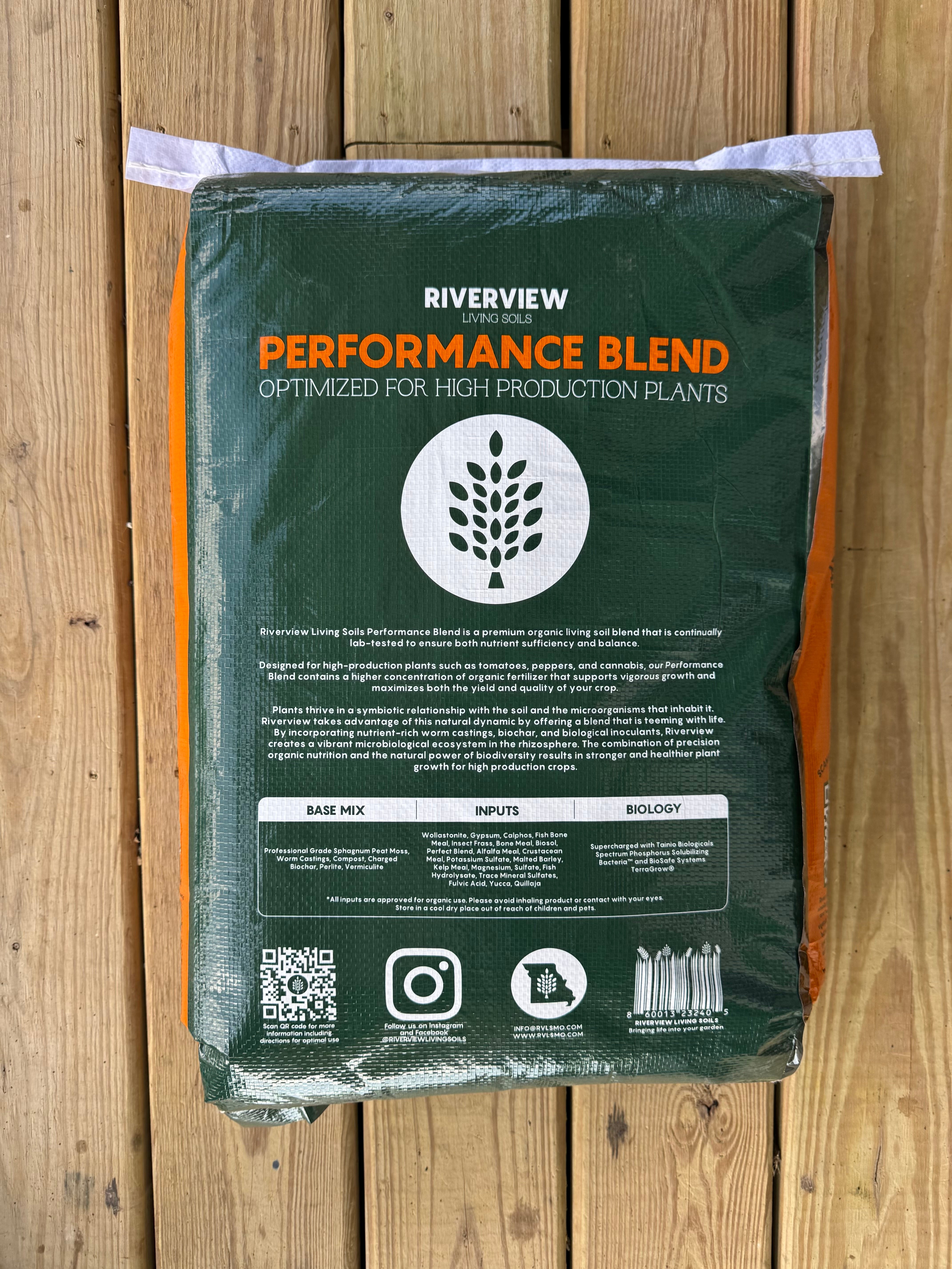 Performance Blend – Riverview Living Soils
