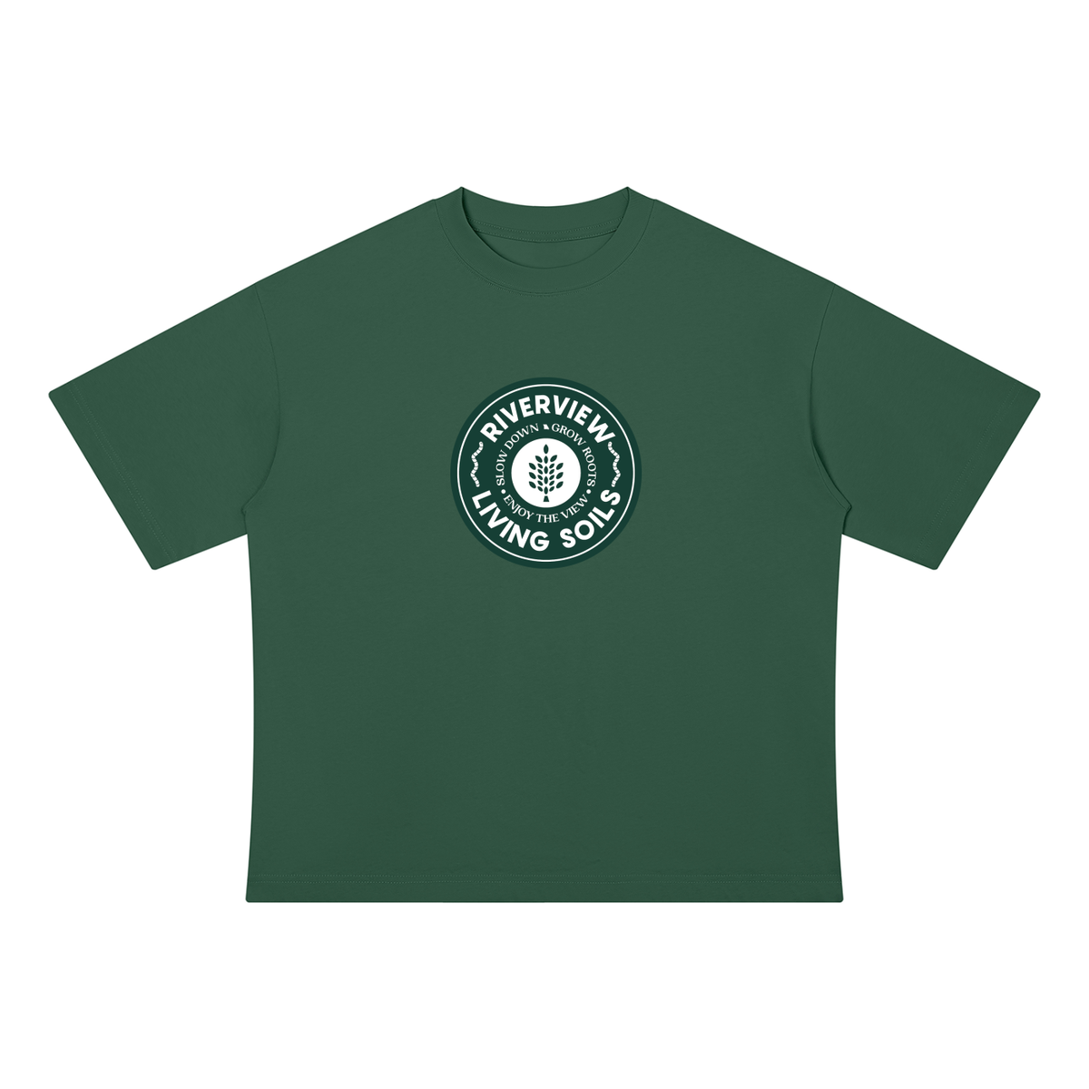 Riverview Unisex Drop Shoulder Cotton T-Shirt