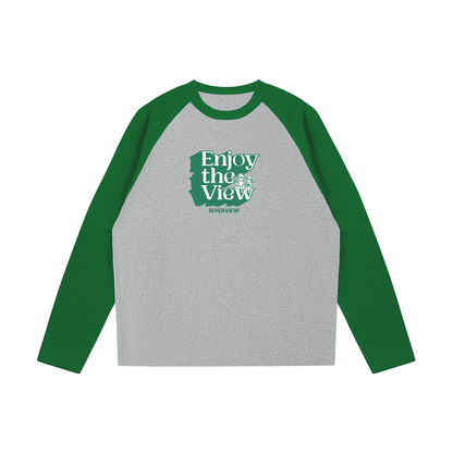 Enjoy the View Color-Blocked Raglan Long-Sleeve T-Shirt