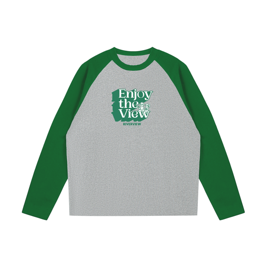 Enjoy the View Color-Blocked Raglan Long-Sleeve T-Shirt